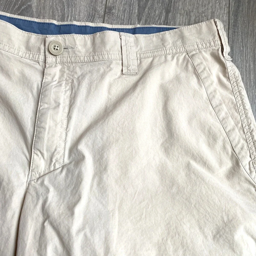 Columbia mens size 38 khaki shorts light tan sand casual cotton lightweight